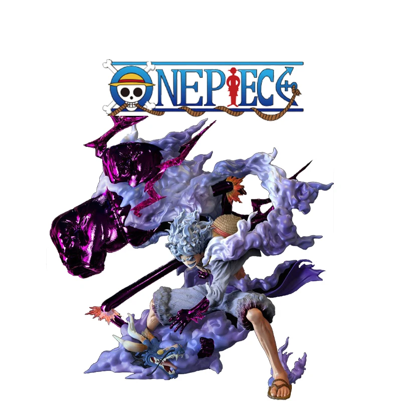 30Cm One Piece Luffy Gear 5 Anime Figure Nika Joyboy Pvc Action Figurine Statue Collectible Model Doll Decoration Toy Kids Gifts