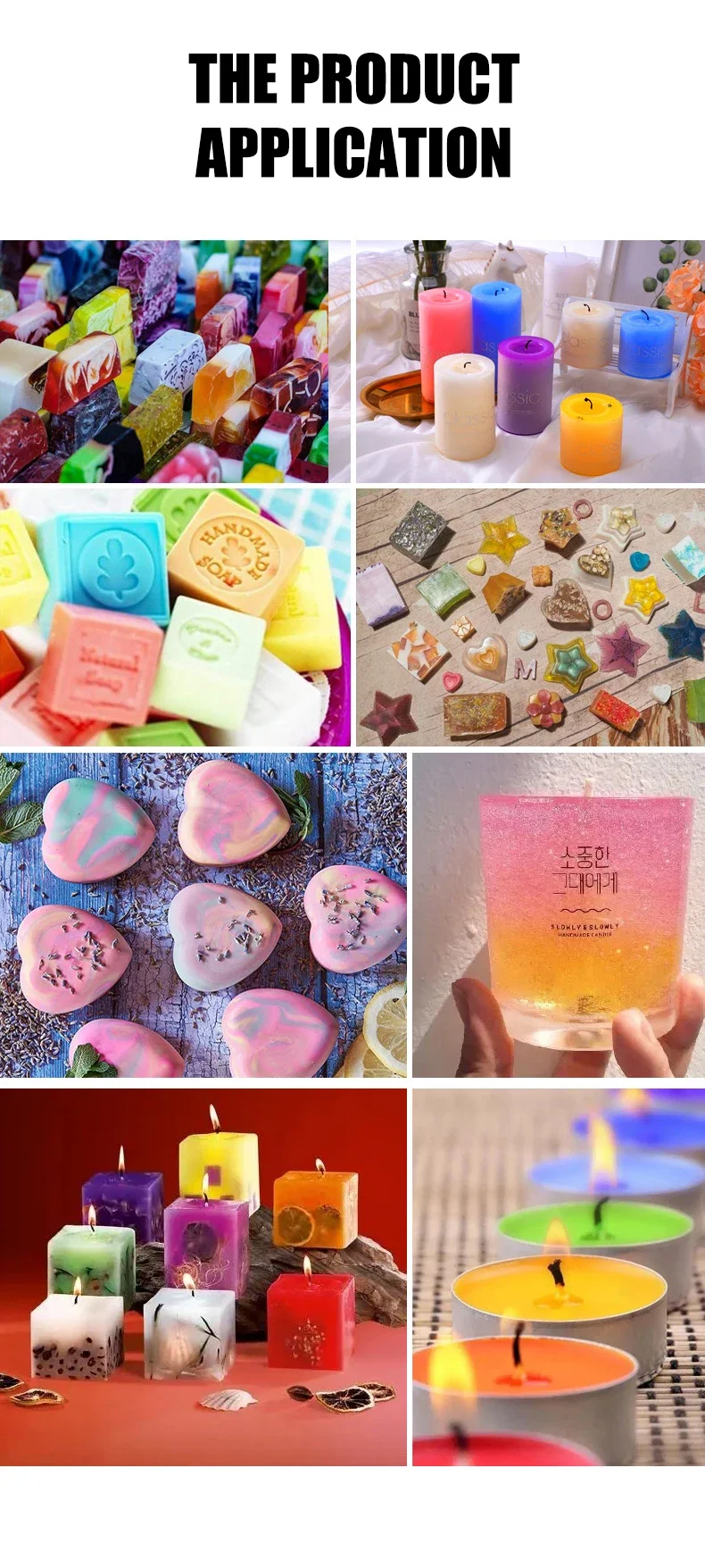 20 видов цветов высококонцентрированные свечикрасители, пигмент для