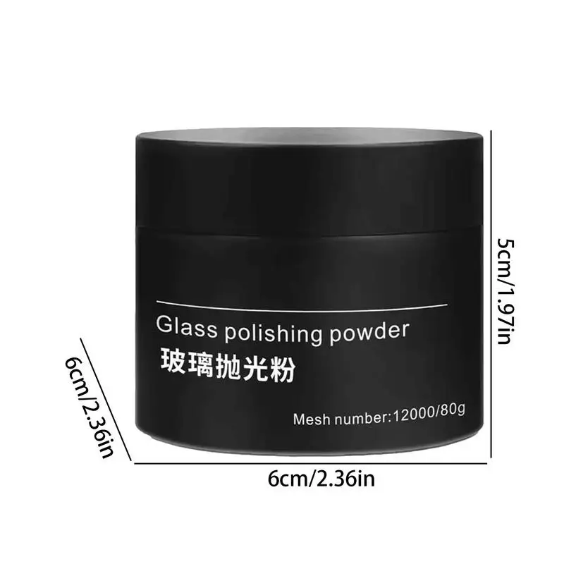 Car Window Scratches Removal Oil Film Powder auto Polish Powder 80g Glass Degreasing Film Repair Powder For Trucks Repair