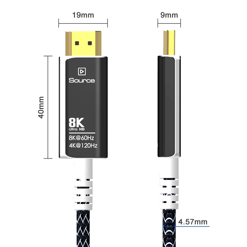  8K HDMI 2.1 ̺, @ 60Hz @ 120Hz 48Gbps HDMI ̺ HD TV ڽ  PS5  ʰ HDR HDCP eARC ̺
