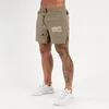 2024 New Men's Shorts Quick Drying Breathable Stretch Quarter Pants Jogger Gym Exercise Fitness Shorts 1
