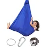 Sensory Swing for Children's Child 150X280CM Home Hammock Hangemock Adjustable Yoga Fitness Tool with Extension Straps Carabiner 3