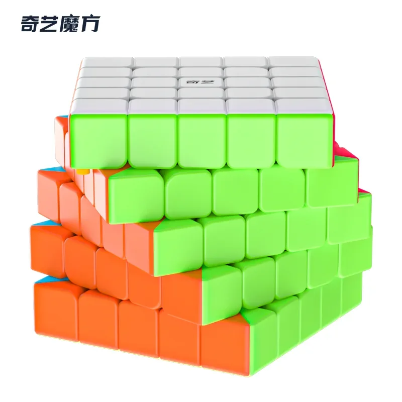 CubeZone-Cubo mágico QiYi 5x5 S2, Cubo mágico QiZheng S2 5x5x5, Cubo de velocidad de 5 capas, Cubo mágico profesional, juguete de rompecabezas para niños