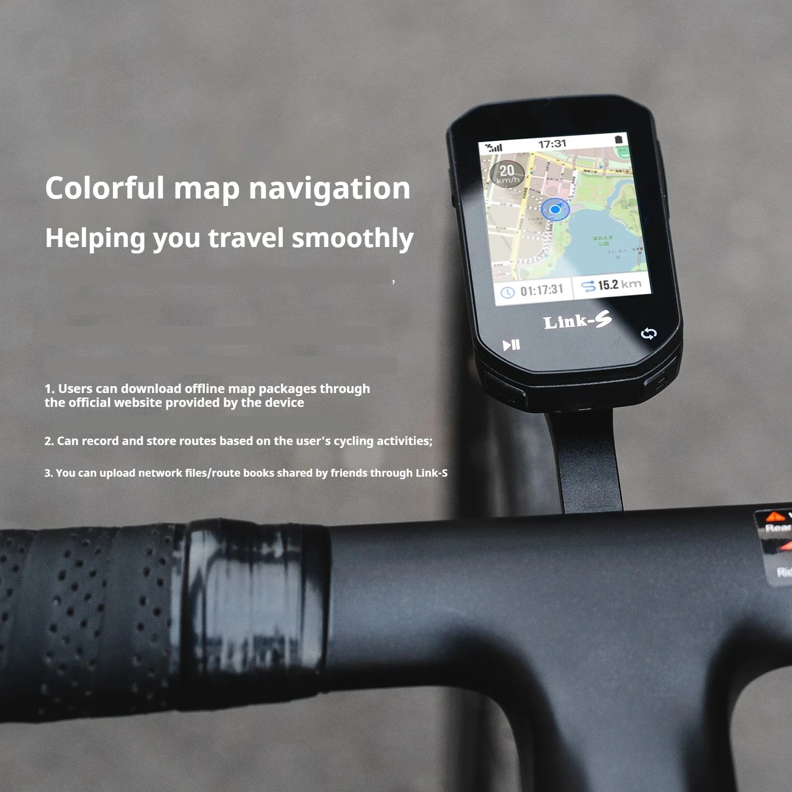 Off bondage x LINK S GPS Smart Bike Computer Navigation Voll farbiger Touchscreen wasserdichtes kabelloses Fahrrad zubehor AliExpress
