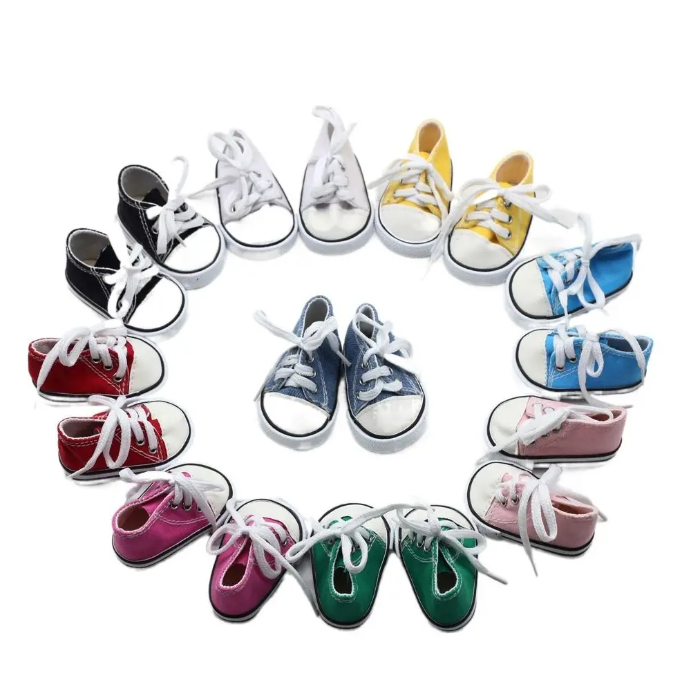 Doll Accessories Cute Doll Shoes Kawaii Mini BJD Doll Shoes 7CM Colorful Mini Casual Shoes Children Toy