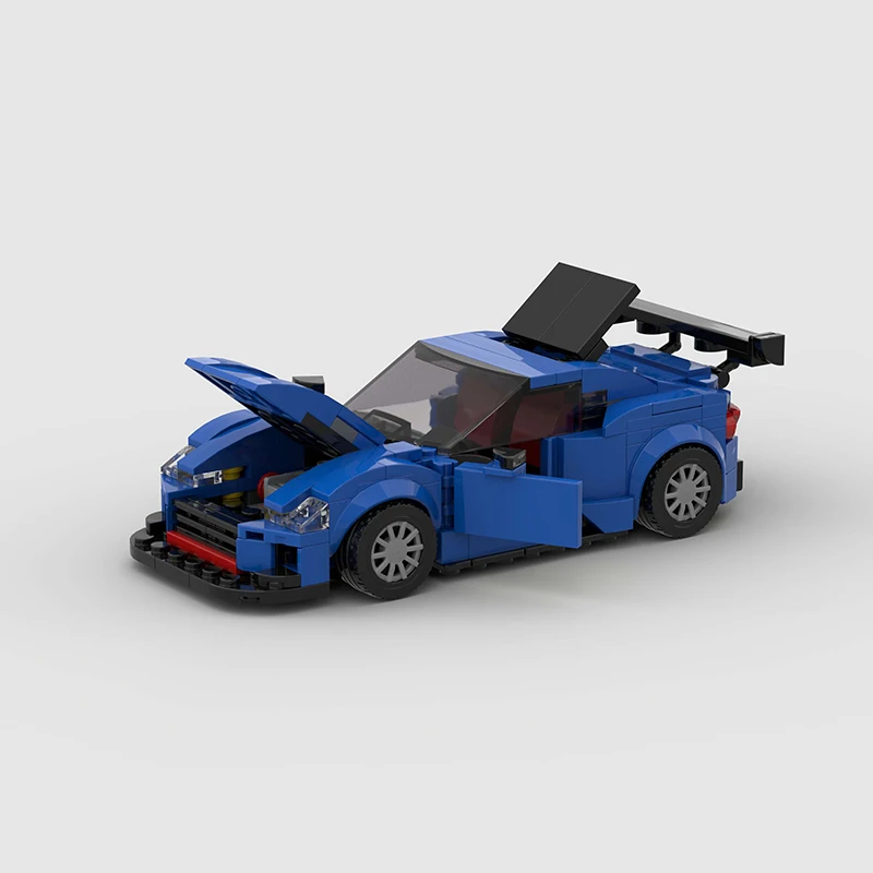 MOC BRZ STi Car Series Building Blocks Model Sets Sports Racing Speed Champion DIY Educational Bricks Toys Boys Kids Adult Gifts