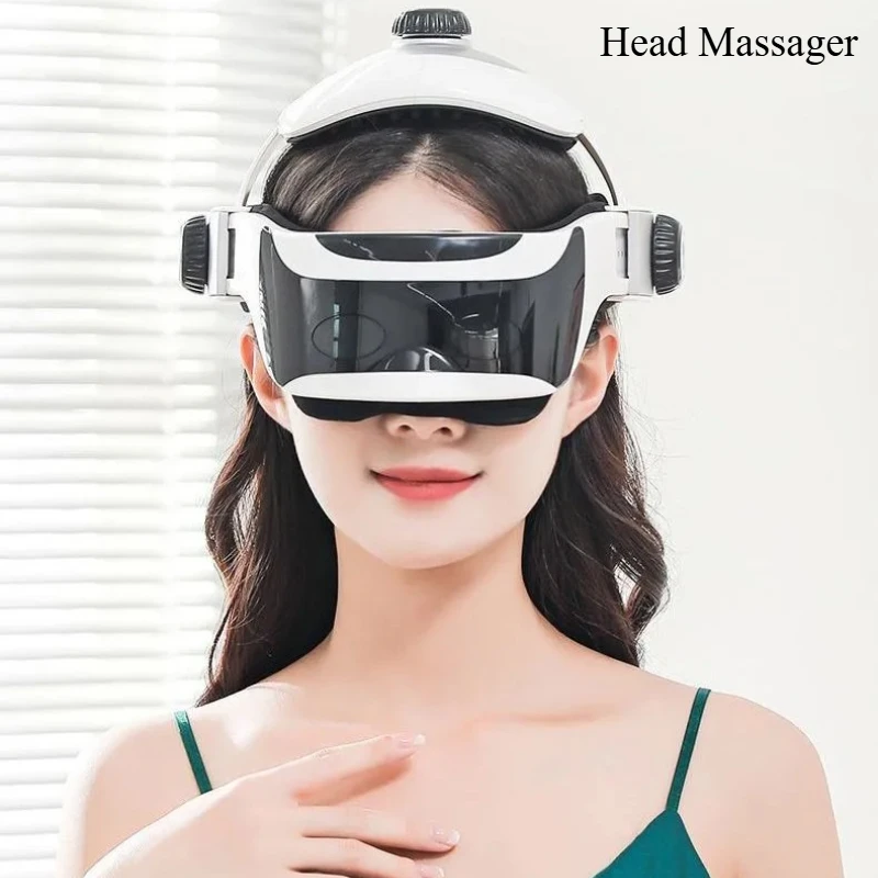 Head Massager Electric Head Physiotherapy Instrument Massage Helmet Hot Compress To Relieve Fatigue and Migraine 1 Head Massager Electric Head Physiotherapy Instrument Massage Helmet Hot Compress To Relieve Fatigue and Migraine 1
