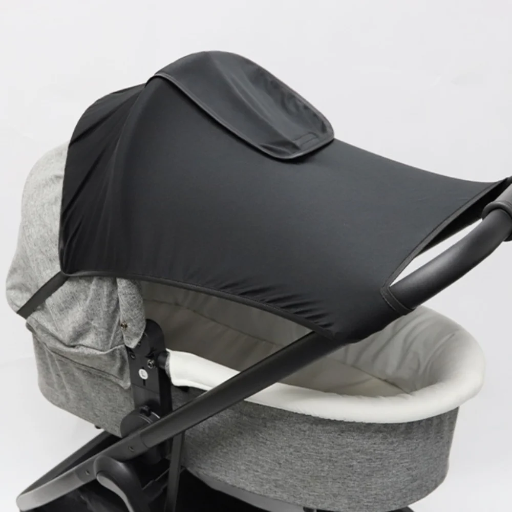 Extended Baby Stroller Sunshade Cover Sunscreen Lightweight Baby Pram Canopy Anti-UV Waterproof Pushchair Visor Travel
