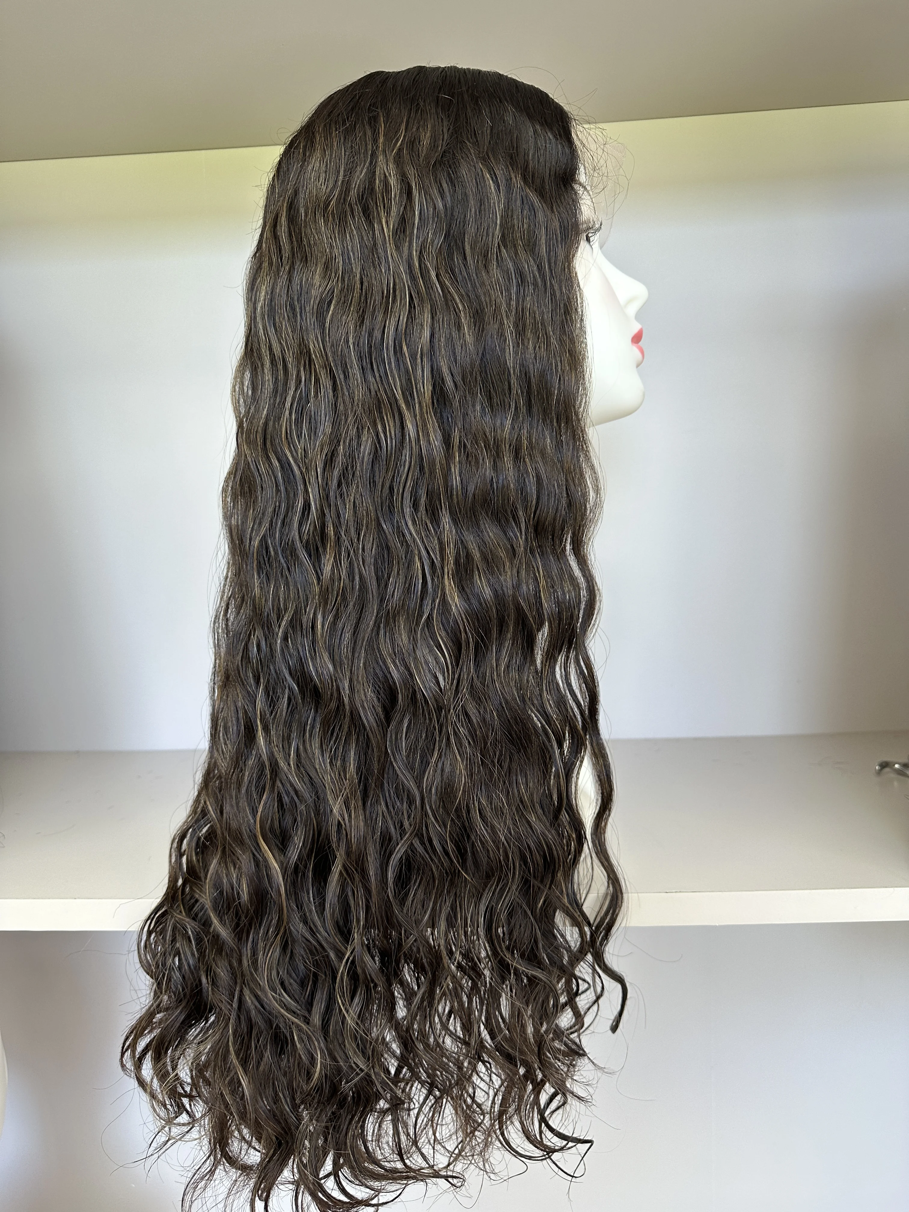 Lace top wig Kosher Wigs European hair BlondColor TsingTaowigs Human Hair Jewish Wig Lace Top For Women