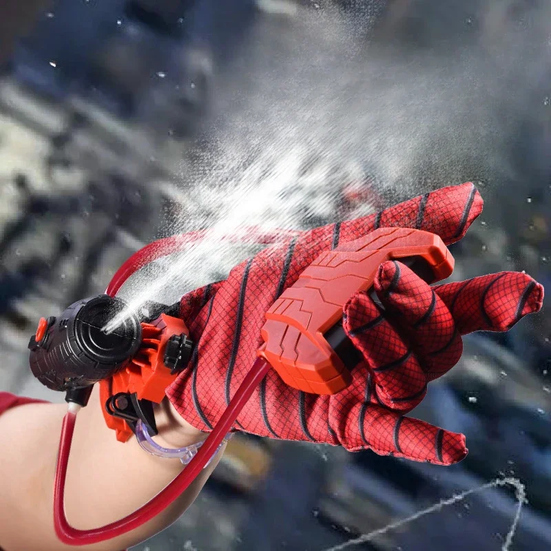 

Disney SpiderMan Water Gun Pool Toys Marvel Movies Adult and Children's Wear Arm Summer Toys Fire Water Gun Kid Birthday Gift