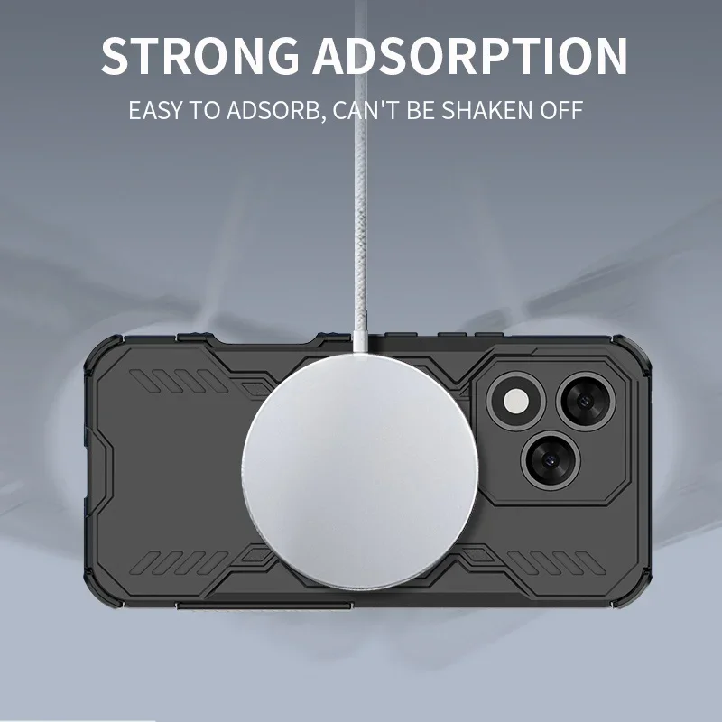 Enhanced Lens Protection Heat Dissipation Case with Magnetic Wireless Charging Shell Cover
