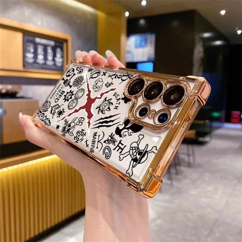 Stylish Plating Anti-Fall Phone Case