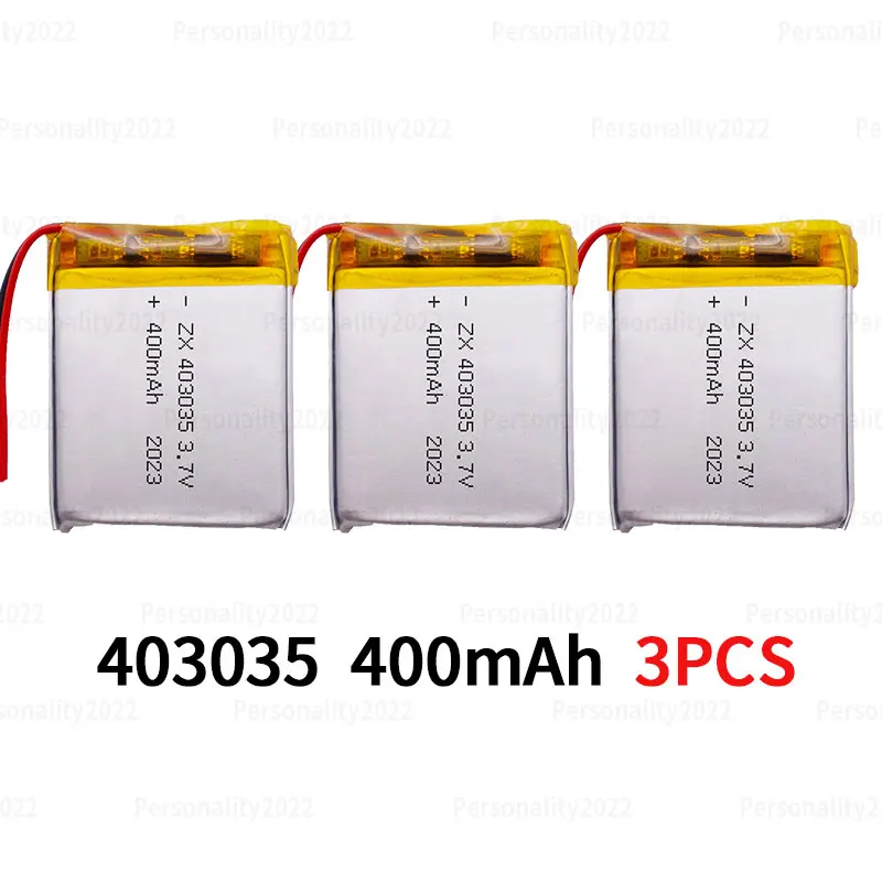 403035-400mAh 3PCS