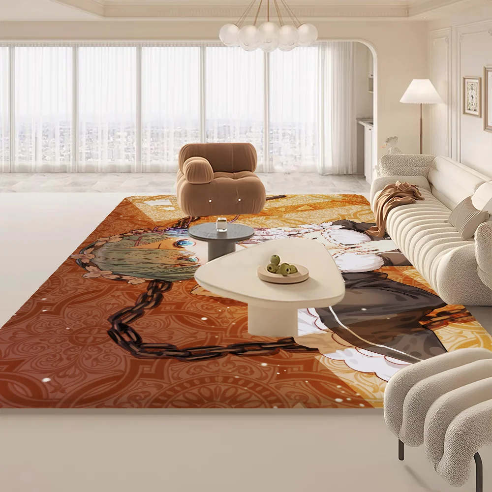 Re Zero Rem Hallway Carpet Non-Slip Laundry Room Mat Laundry Decor Balcony Child Living Room Toilet Rug 2