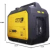 4000 Watt Portable Inverter Generator Gas Powered 149cc Quiet Generator 3