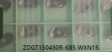 10PCS ORIGINAL CARBIDE INSERT ZDGT150430R-K85 WXN15