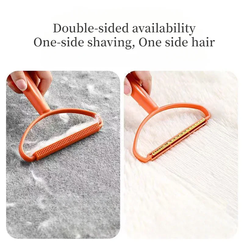 Hair Remover Manual Cleaning Scraper Pet Cat Dog Hair Remover Clean Brush Double-sided Scraper Home Cleaning Tools pet hair remover pet hair remover brush hair removal brush hair scraper hair remover