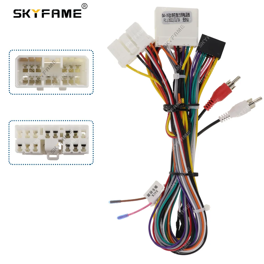 Skyfame 16pin Car Wiring Harness Adapter For Subaru Outback Legacy