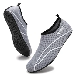 Unisex Quick - Dry Aqua Shoes: Versatile Barefoot Swim, Yoga, and Sport Wear - 46 - 47 (ZP23 - Gray)