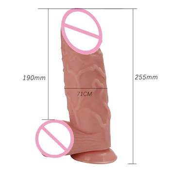 Thierry Large Thick Dildo Suction Cup, Realistic Penis Huge Dong Big Cock Dick Adult Female Masturbate Erotic Sex Toys for Women 5