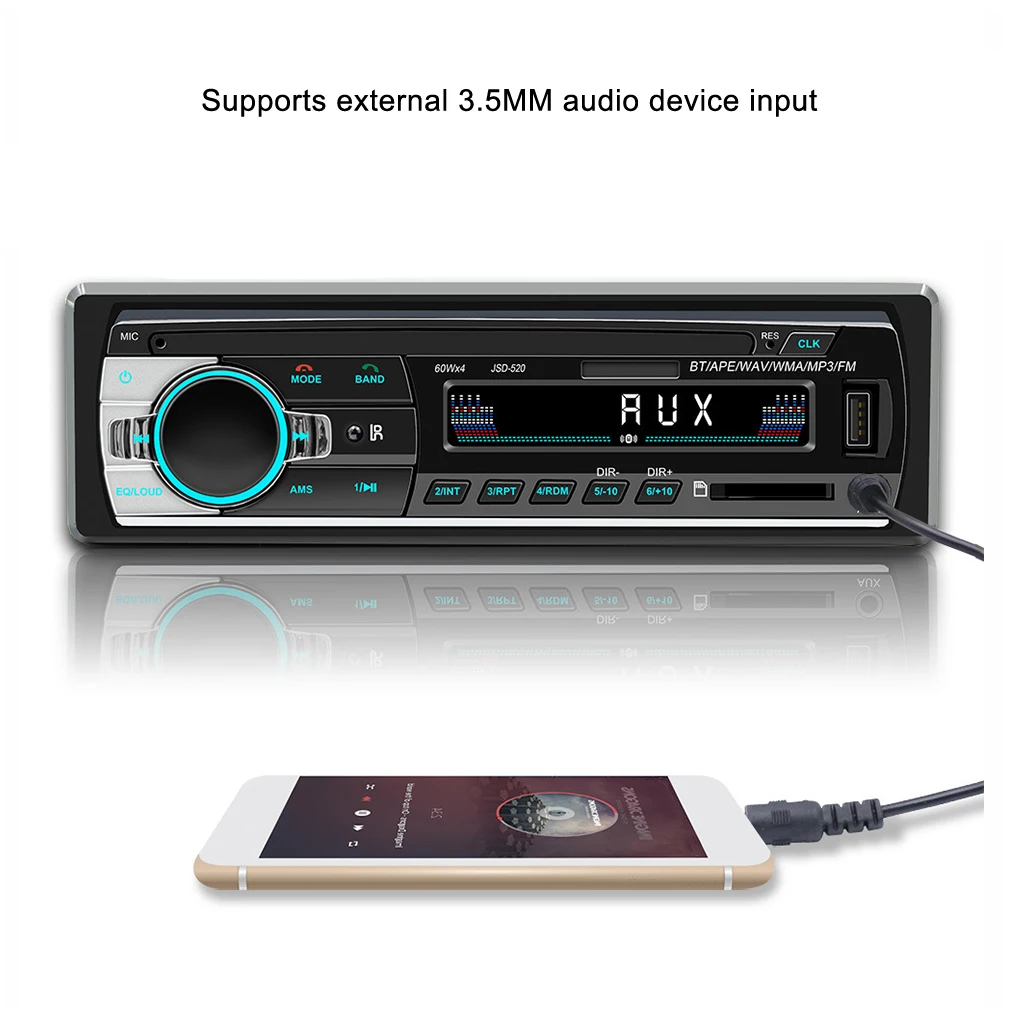 

ABS высокомощный грузовик USBTFCard Reader Handsfree автомобильный Bluetooth MP3-плеер с многочастотным FM