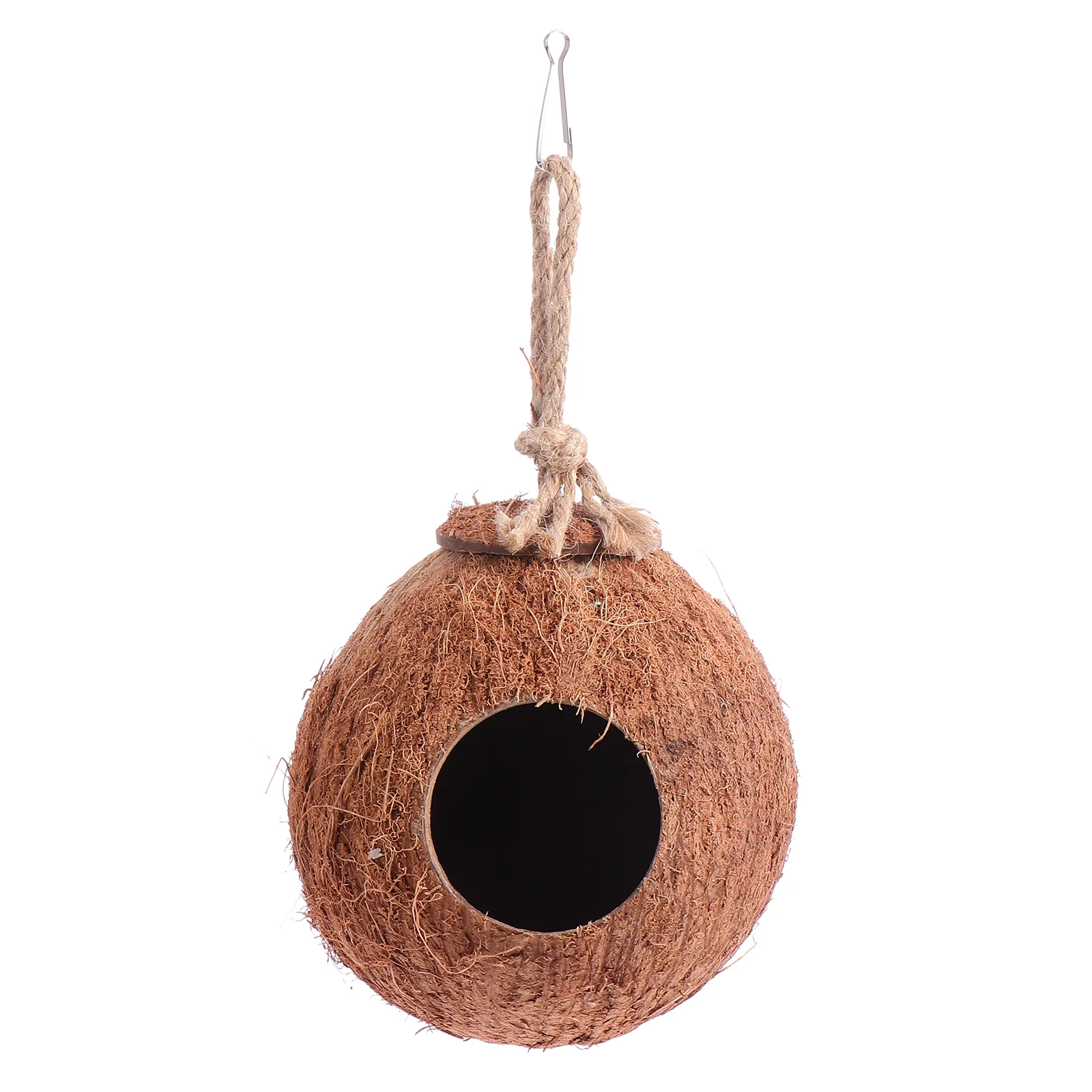 

Coconut Shell Bird Nest Cages Agapornis House Nests for of Birds Birds' Hanging Hut