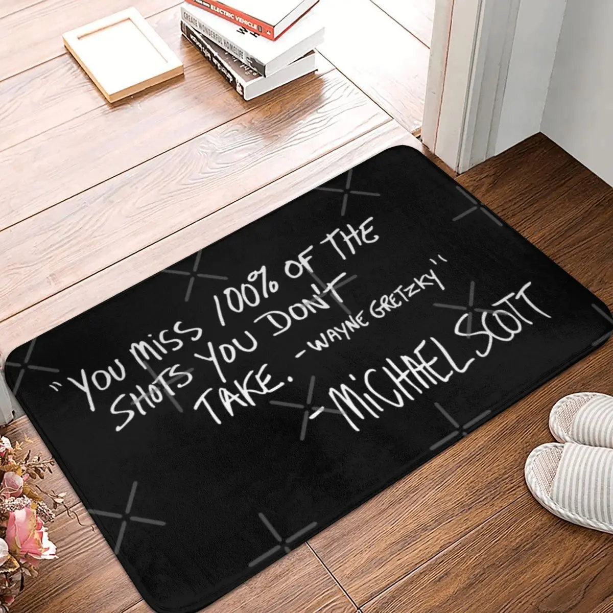 

You Miss 100% Of The Shots You Don't Take 40x60cm Carpet Polyester Floor Mats Mats Customizable Bathroom Home Decor