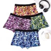 4Pcs Men'sPanties Underwear Boxershorts Men Boxer Men Ropa Interior Hombre Calzoncillos Breathable Hombre Printing Large Size 5