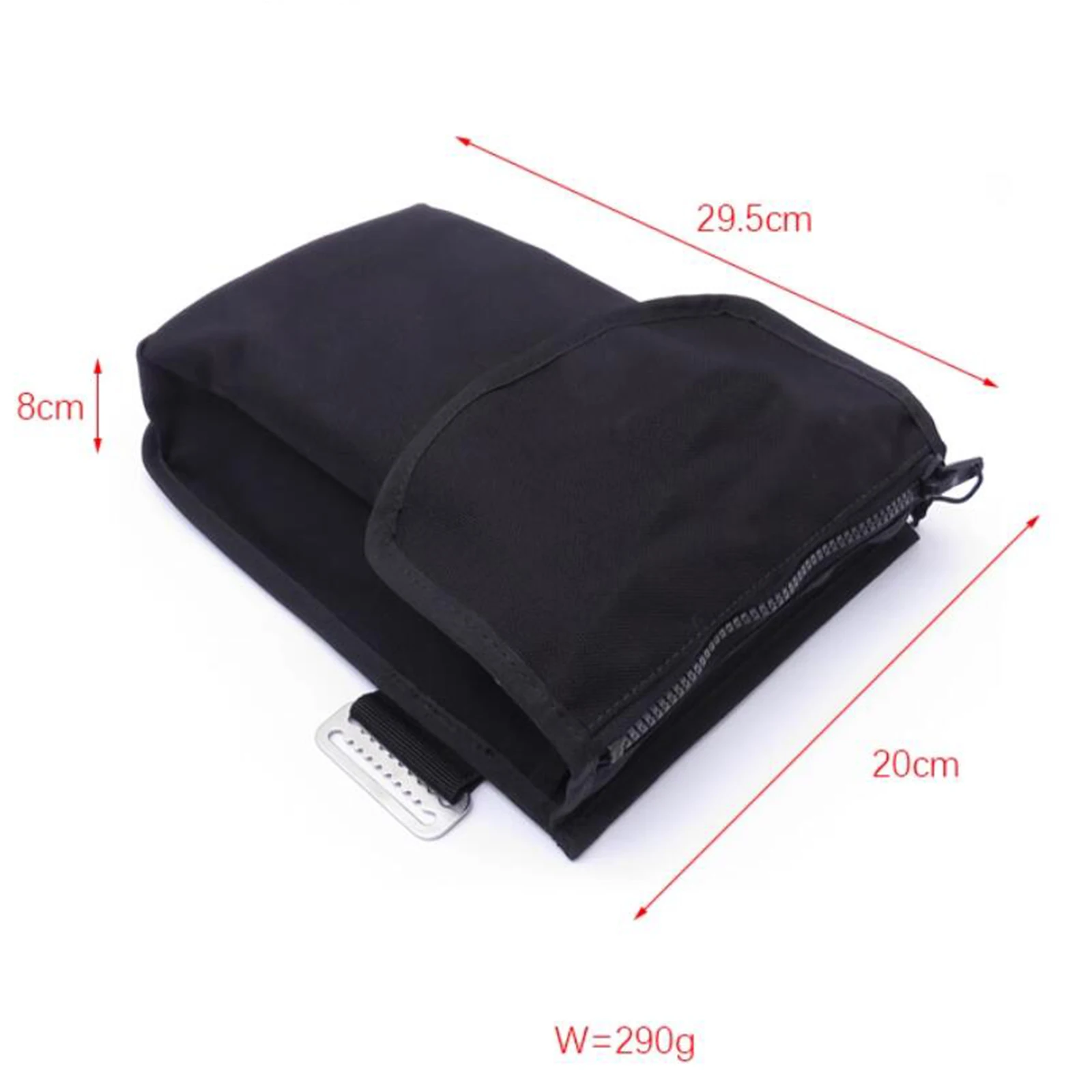 Scuba Diving Thigh Pocket Snorkeling Equipment Holder Scuba Diving Accessories for Underwater Diver Snorkeling Swimming Black scuba diving equipment
