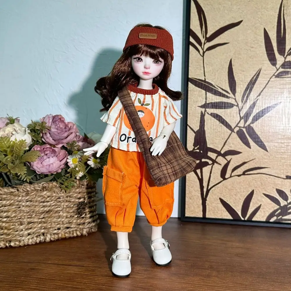 Modische 30cm Puppenkleidung Pullover Mantel Hübsches Kleid Lässiger Herbst- und Winterstil 1/6 BJD Outfit-Set Mädchengeschenk – Detail 2