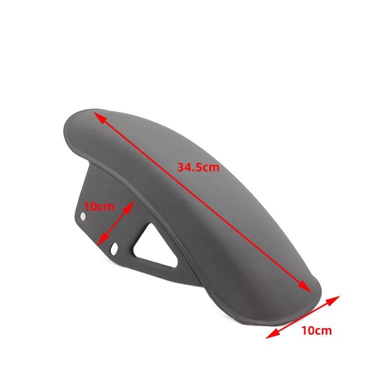 

Motorcycle Retro Front Fender For GN125 Front Fender Short Style Retro Matte Black Electroplated Front Sand Plate