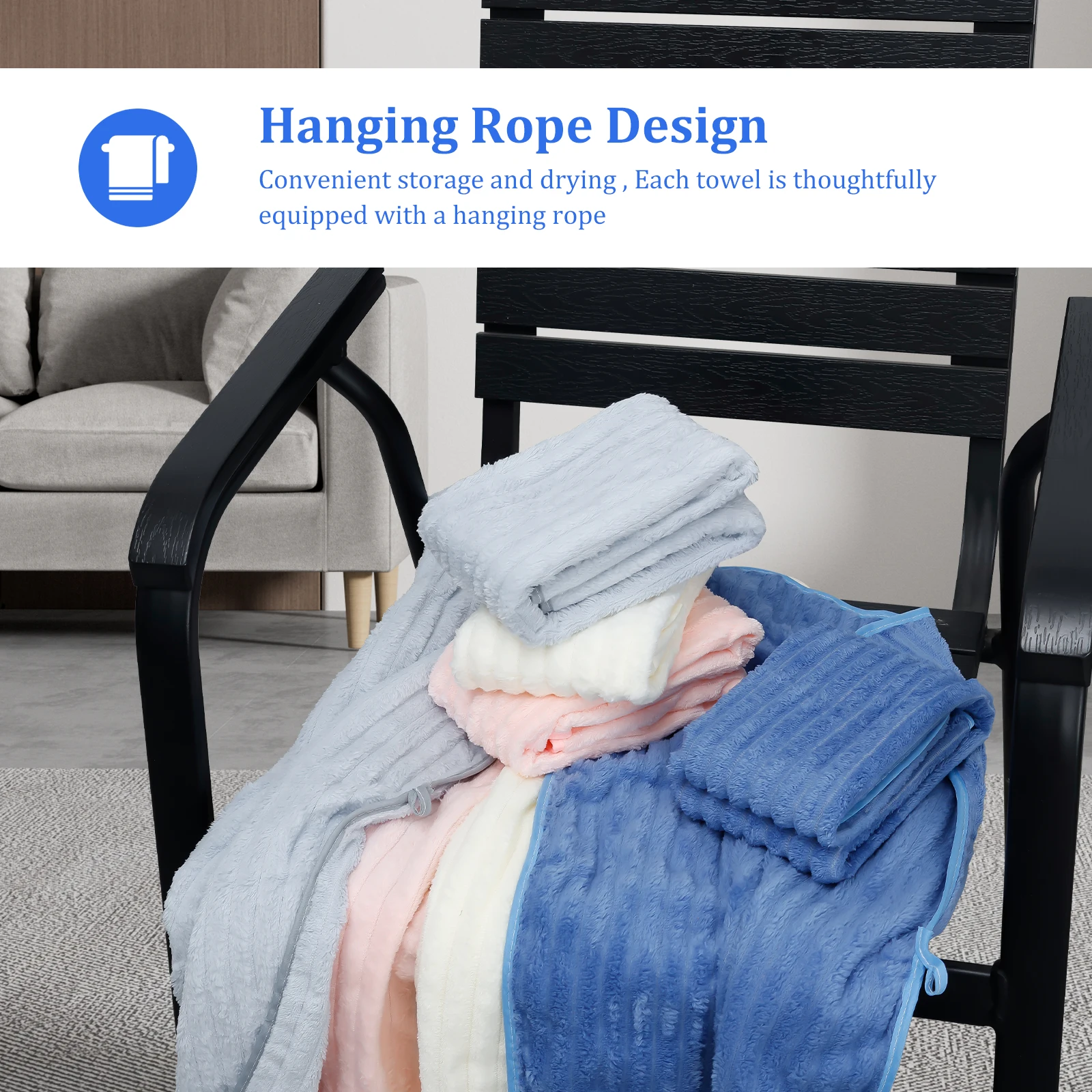 2Pcs Bath Towel Coral Velvet Absorbent Bathroom Towel Soft Comfortable Wash Cloth Portable Multipurpose Washcloth for Bathroom