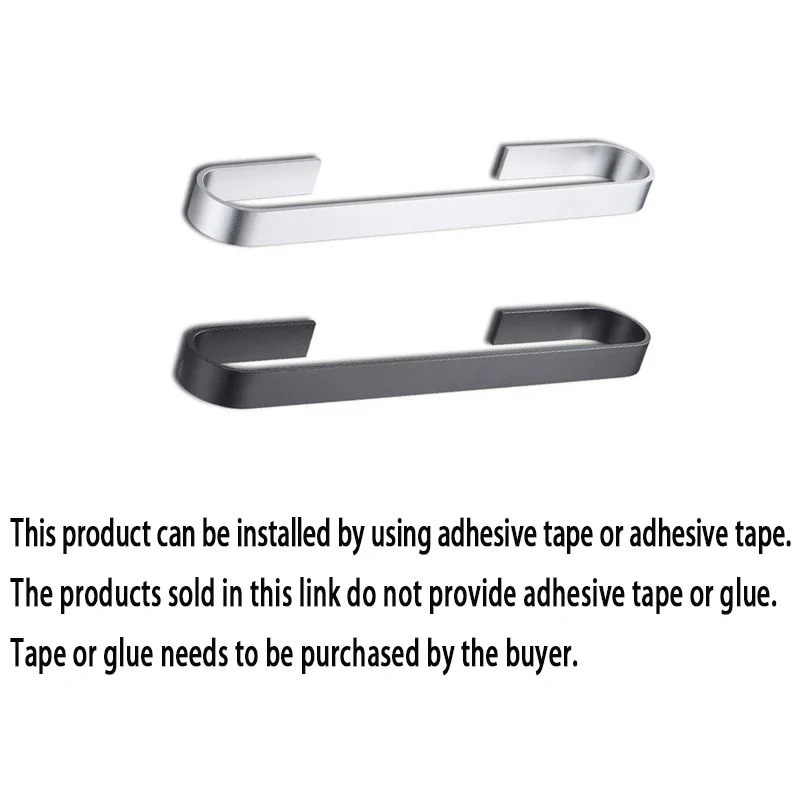 Towel Rail Rack Holder Bathroom Wall Hanging Bar Storage Shelf