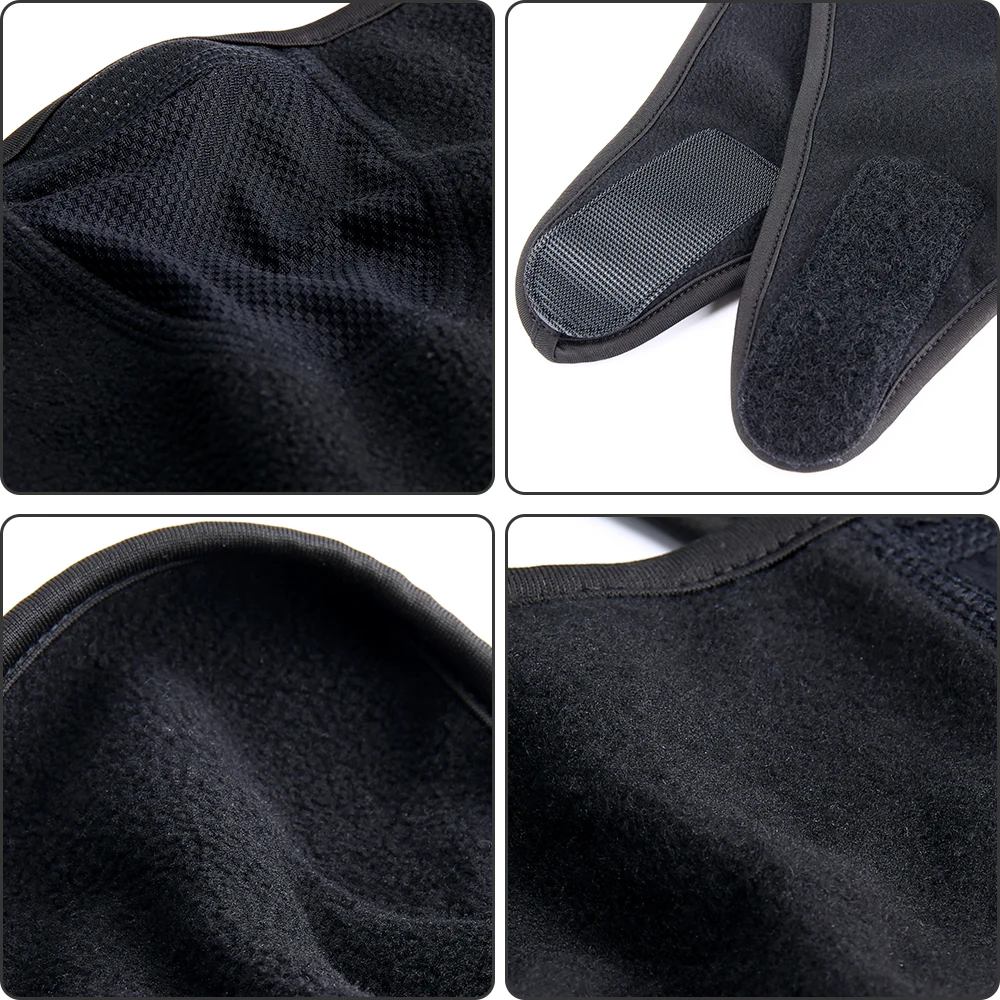 Thermal Fleece Ear-Cover Neck Warmer Running Scarf Cycling Mask Face Bandana Ski Hiking Sport Masks Snowboard Men Women Winter
