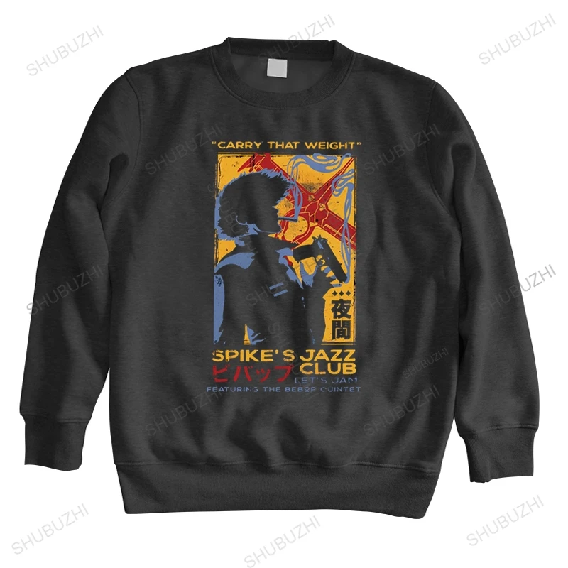 

Funny Design Cowboy Bebop hoodie Soft Cotton Anime Manga Shirt Spike Spiegel Jazz Club hoody Graphic sweatshirt Top Gift