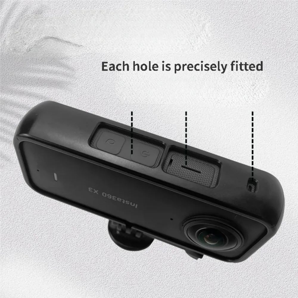 Action Camera Accessory Horizontal Shooting Protective Cage For Insta360 One X3 X2 PC Housing Frame Case Vertical Support Holder Mount