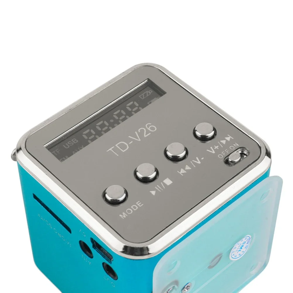 Portable Mini Bluetooth Speaker with FM Radio and LED Display
