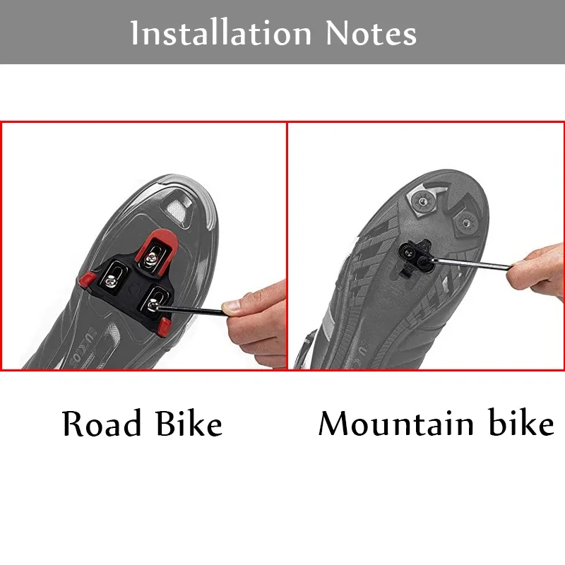 Description Picture 3 of itemBUCKLOS Mountain Bike Cleats for LOOK DELTA Road Bike Pedal Cleat Fit SPD-SL Cycling Shoes Locking Pedal Cleat Bicycle Parts