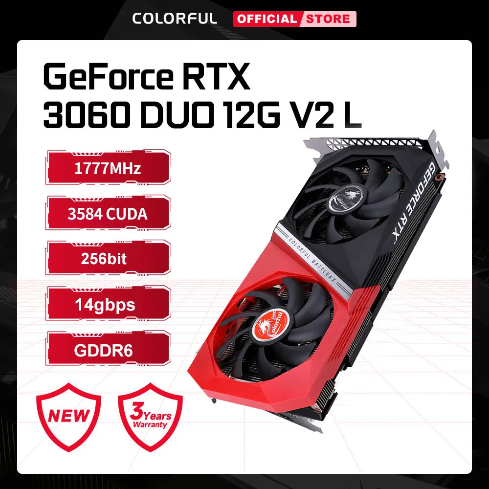 Gigabyte Rtx 3060 Oc 12gb Gddr6 - Igame Geforce 3060 Gaming - Aliexpress