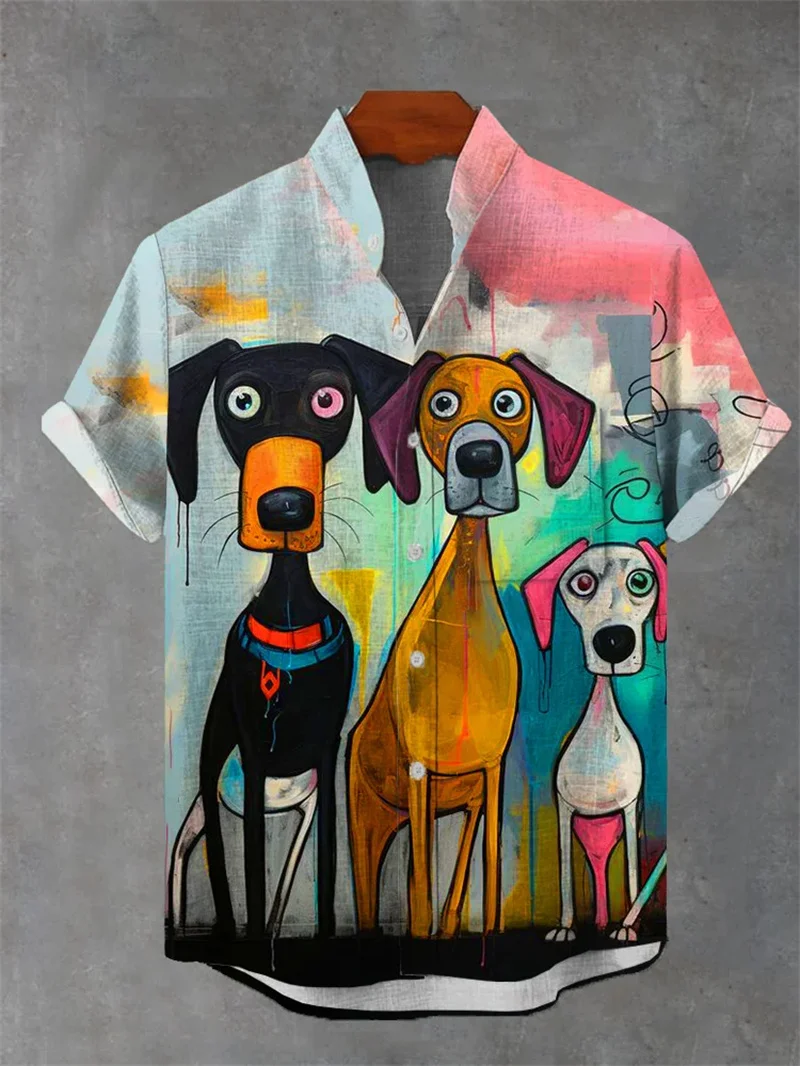 mens-fashion-carnival-3d-print-short-sleeve-casual-holiday-shirt