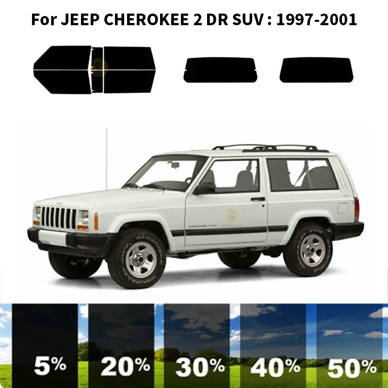 

Precut nanoceramics car UV Window Tint Kit Automotive Window Film For JEEP CHEROKEE 2 DR SUV 1997-2001