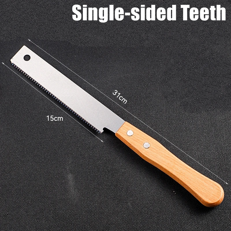 6-inch Double-sided Hand Saw Flexible Blade for Flush Cutting Household Woodworking Tools Fine Tooth Precision Flat Saws hand saw multi purpose saw handheld saw