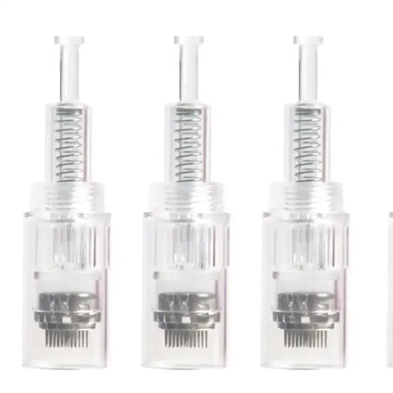 12pin/36pin Microneedling DermaPen Needles Screw Cartridge Replacement Heads Microneedling Tattoo Needles Nano MicrNeedle 10pcs