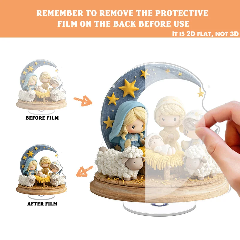 Rotating Nativity Desktop Ornament 4