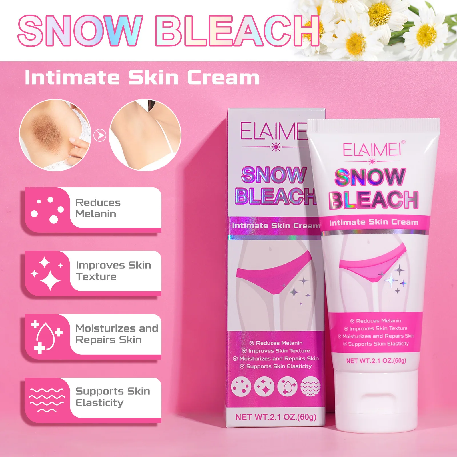 Beauty Body Brightening Cream Intimate Areas Face Chest Knees Elbows Hands Underarms Moisturizing Body Creams 2