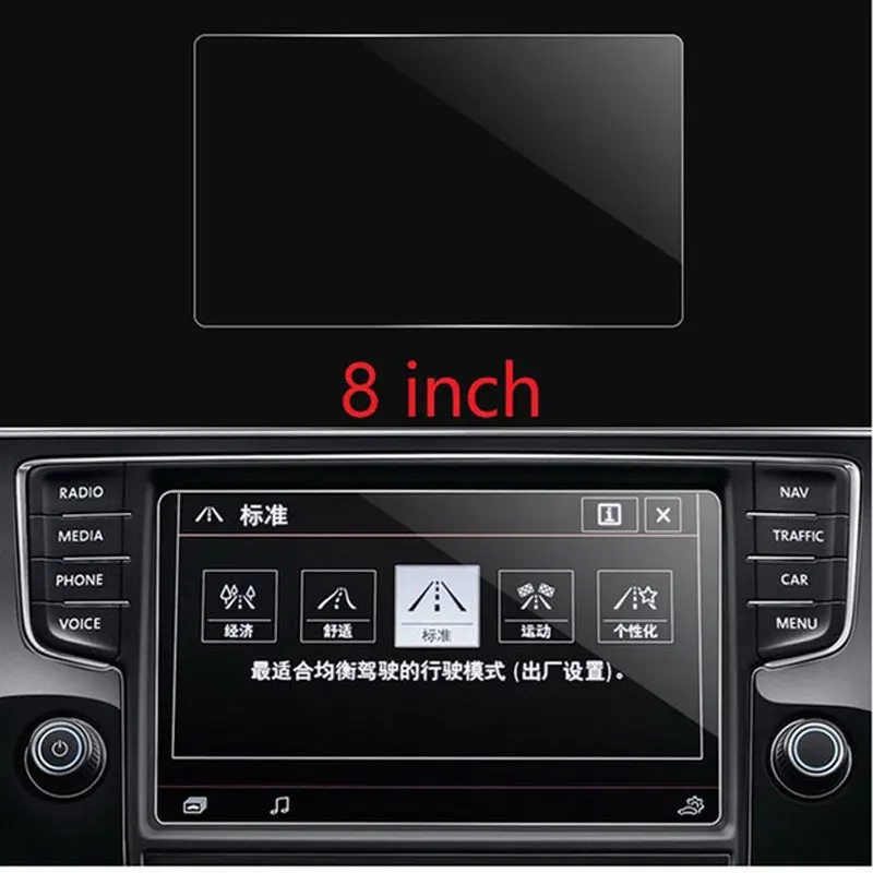

Car GPS Navigation Tempered Glass Screen Protector Steel Portective Film For Volkswagen Tiguan mk2 2016 2017 2018 Accessories