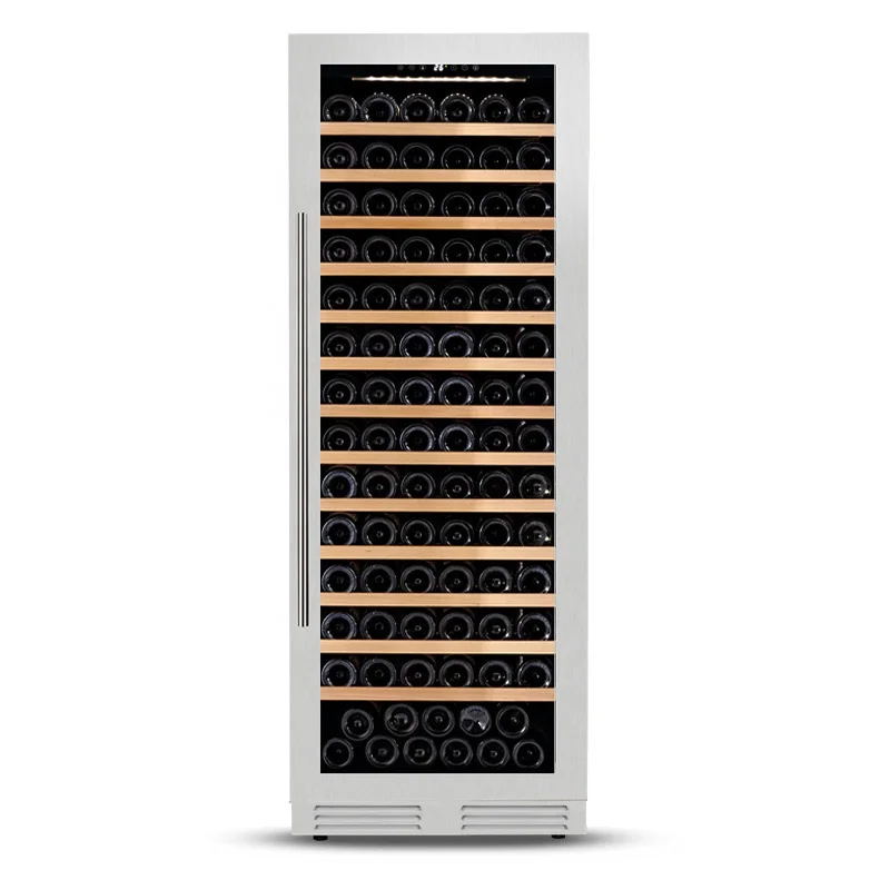 Competitive Price 154 Bottles Compressor Cooling Wine Cellar Refrigerator