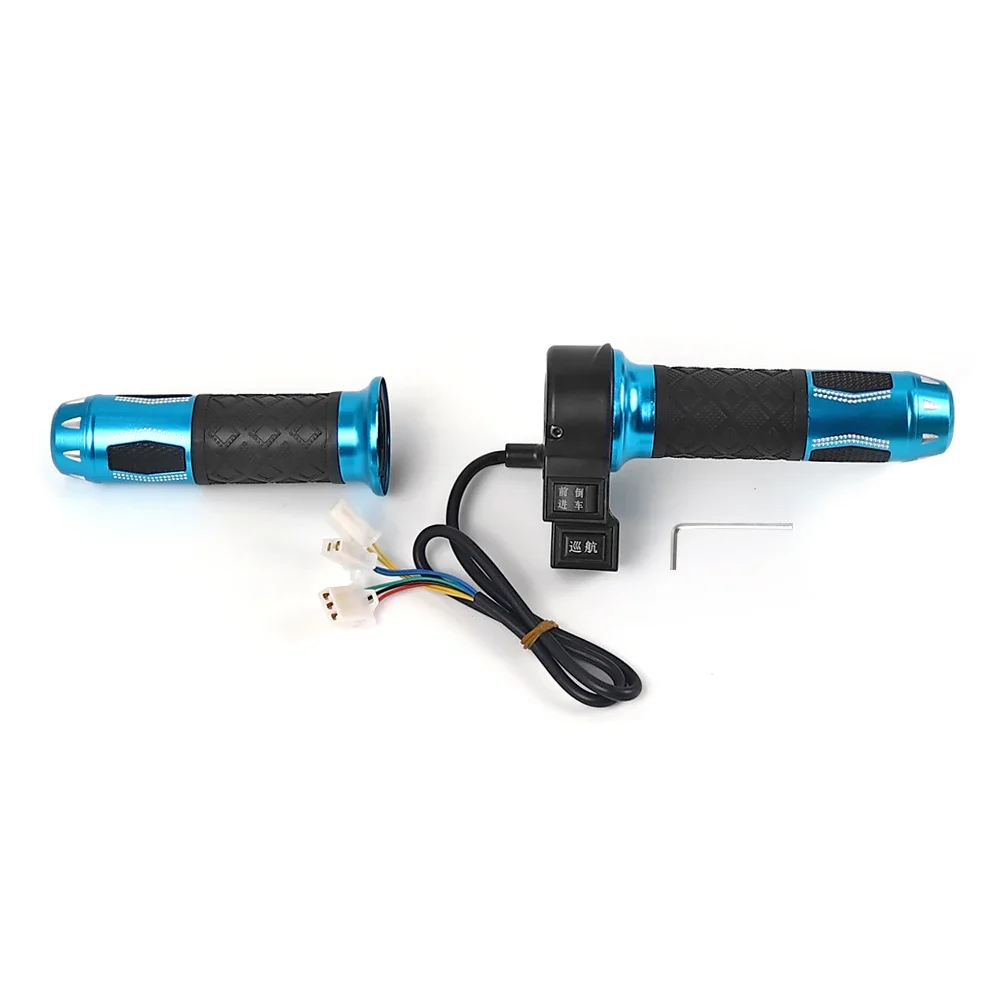 Electric Vehicle Aluminum Alloy Twist Throttle Handle with Adjustable Speed Control
