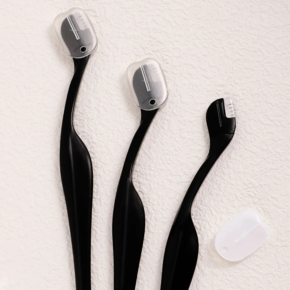 Precision Stainless Steel Eyebrow Razors for Beauty Care
