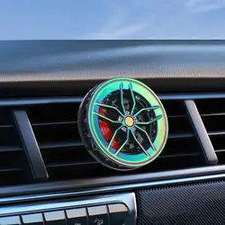 Rotatable Wheel Hub Car Air Freshener Clip - Stylish Fragrance Accessory (D)